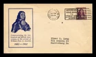 Dr Jim Stamps Scott724 William Penn First Day Issue Cachet Cover