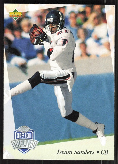 Deion Sanders, 1993 Upper Deck NFL Experience, #26, Atlanta Falcons