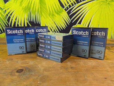 10x Scotch C90 Dynarange Vintage Audio Kassette 70er Tape Cassette 80er