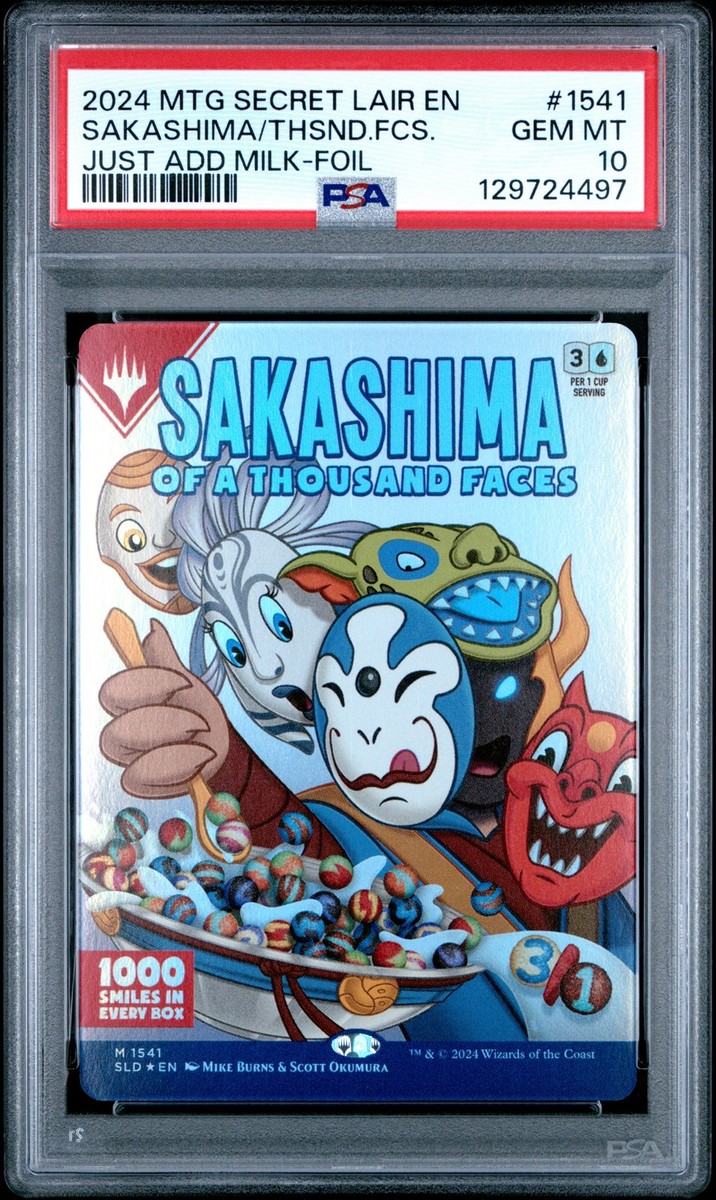 2024 MTG SECRET LAIR DROP #1541 SAKASHIMA OF A THOUSAND FACES PSA