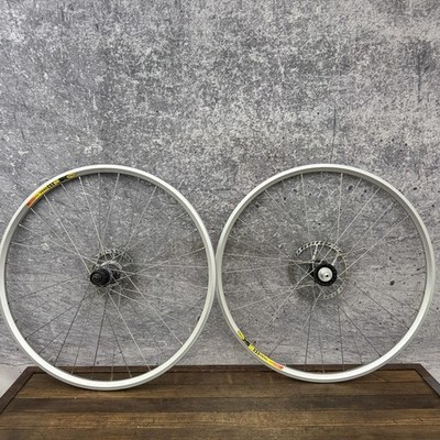 Mavic X223 26in Wheel Set Disc Adapter Shimano Silent Clutch FH