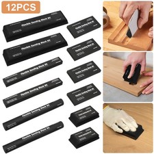 12x EVA Foam Sanding Block Kit Wet Dry Surface Prep Tool for Auto Body Woodwork