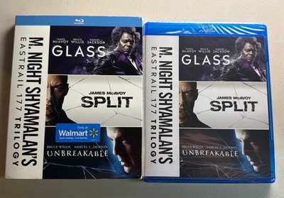 Eastrail 177 Trilogy Unbreakable Split Glass Blu Ray Discs M Night