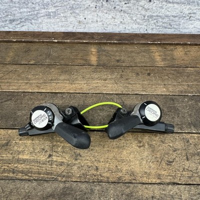 Vintage Shimano Deore SL-MT60 6 Speed Thumb Shifter Set MTB Black