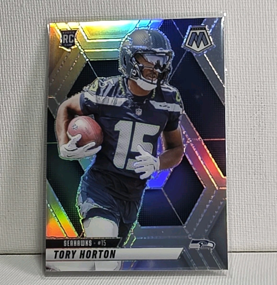 2025 Panini Mosaic - Rookies Tory Horton #396 Silver Prizm (RC)