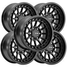 Set Of 5 Ultra 116 Atlas 18x9 5x5 0mm Gloss Black Wheels Rims 18 Inch