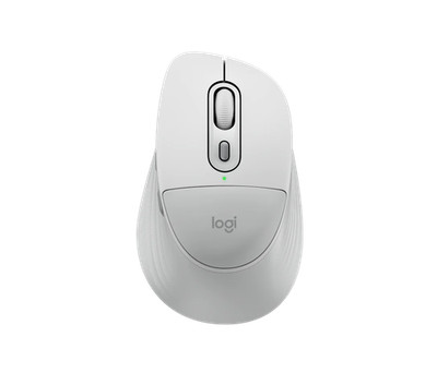 Logitech Signature Comfort Plus M850 L Kabellose Maus Cremeweiß Rechts mit...