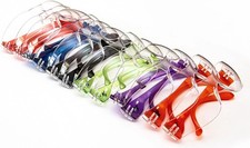 12 Safety Glasses Goggles Set Clear Anti-Fog Lens UV Protection ANSI Z87.1 work.