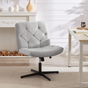 VECELO Chaise de croix sans bras moderne Criss Pas de roues avec...