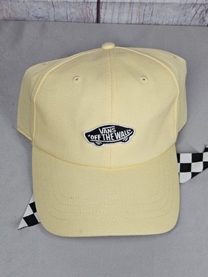 Vans Logo Yellow Bow Back Hat NWT - Checkboard Bow Stretch Fit Cap OS Women's