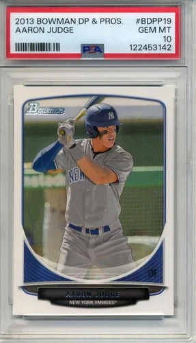 PSA 10 AARON JUDGE 1st 2013 BOWMAN DRAFT PICKS YANKEES ROOKIE CARD RC GEM MINT