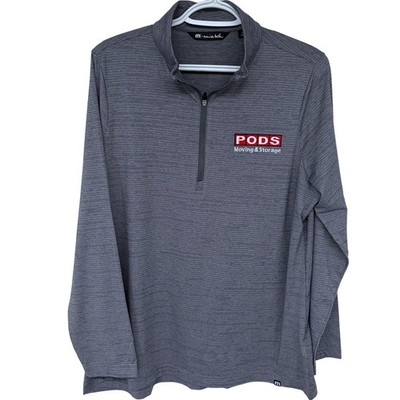 Travis Mathew Golf 1/4 Zip Womens XL Gray PODS Moving & Storage Performance