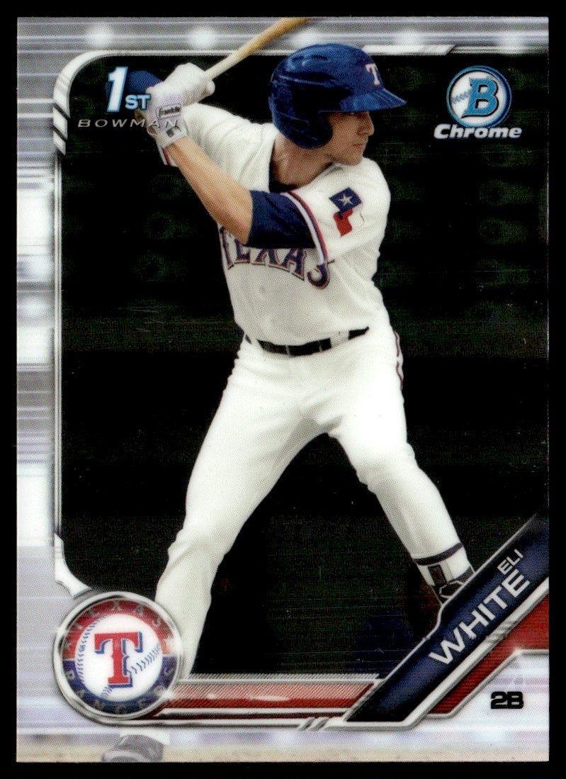 2019 Bowman Chrome Prospects Eli White Texas Rangers #BCP-168