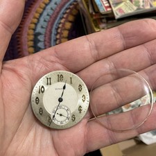 RARE E. Howard Model 1921/Series 15 Pocket Watch Movement 21J 10s For Repair