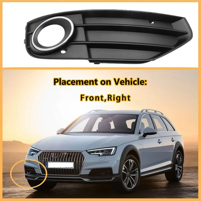 #ad 8K0807682H01C Fog Light Cover Grille Trim Right Side for Audi A4B8 Allroad Black $38.99