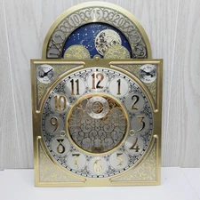 Sligh Grandfather Clock Face For Large Keininger Triple Chime Movements 