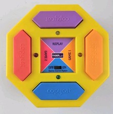 Vintage 1988 Copy Cat Tiger Electronic Toys Memory Game Model 7-522 Works 