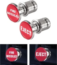 Aokin Eject Button and Fire Missiles Car Cigarette Eject+fire 