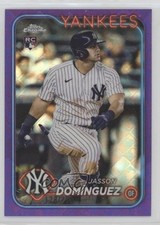 2024 Chrome Logofractor Edition Purple Refractor Jasson Dominguez Domínguez 1d4b