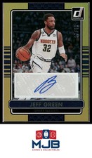 2024-25 Donruss Jeff Green Retro 2014 Autos Gold #07/10 Auto #RAU-JGN Nuggets