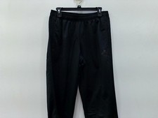 Adidas Men's Athletics Essential Tricot 3-Stripe Pants Black/Black Size Medium