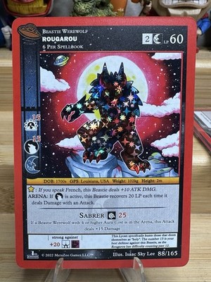Rougarou Reverse Holo MetaZoo CCG UFO First Edition 088/165