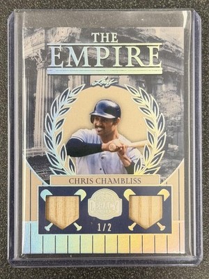2025 Leaf A Bronx Legacy - The Empire #TE-8 Chris Chambliss Relic #/2