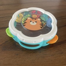 Educational Hand Drum Music Rattle Toy For Infant Fine Motor Skill Development