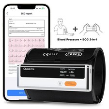 Checkme BP2 Smart Blood Pressure Monitor with ECG Detect AFib, App - CE Certifie
