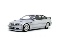 1/18 BMW M3 E46 GTR Coupe 2001 Silver Resin Model Car by Otto Mobile OT1128