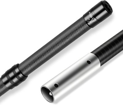 Pool Pole Carbon Fiber, Premium15Ft Pool Pole Telescopic 4.6 to 15 FT, Adjust...
