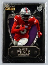 2022 Wild Card Matte #WW-16 Garrett Wilson Weekend Warrior Silver/Black/Purple