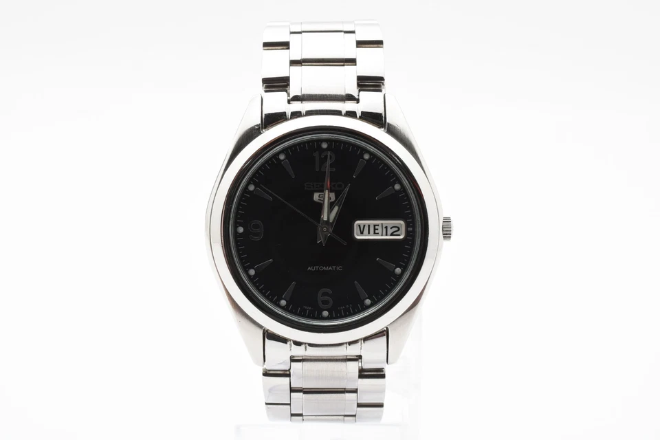 Rare Vintage [NEAR MINT] SEIKO 5 7S26-0600 Automatic Day/Date Black Dial JAPAN - Image 4 of 4