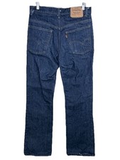 Vtg 1979 Levis 517 Jeans Orange Tab Dark Wash USA Straight Leg Sz 31x33 Hemmed