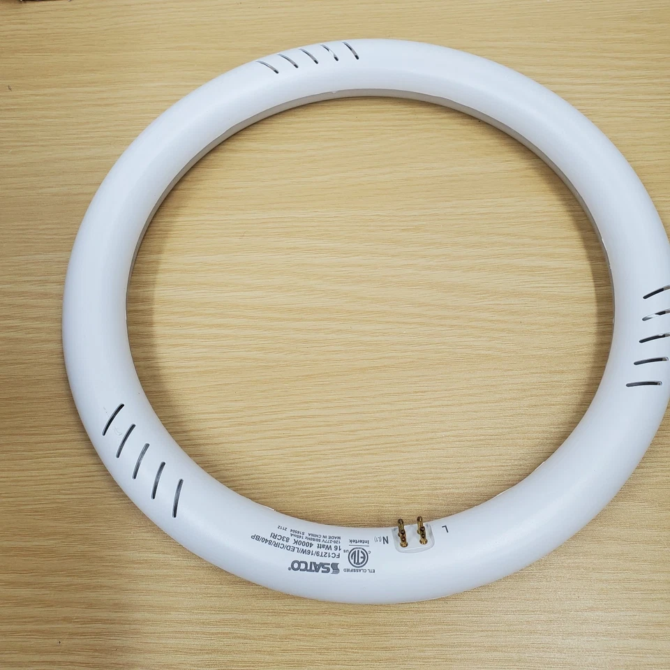 Satco 12" LED CFL Replacement Circline T9 Bulb 16W 4-Pin G10Q 4000K 1760 Lumen - Image 3 of 4