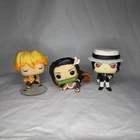 OOB Demon Slayer Funko POP Lot Nezuko Zenitsu Muzan