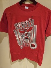 VTG 1990'S UNLV Rebels Mascot University of Las Vegas Red Shirt Size Medium