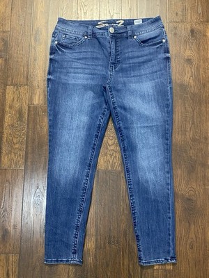 Seven 7 starlette mid rise skinny jeans Womens Size 14 (34x28) stretch denim