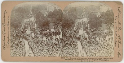 WASHINGTON DC SV - William McKinley Funeral - Keystone c1901