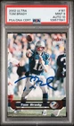2002 FLEER ULTRA #181 TOM BRADY PSA 9 DNA SIGNED AUTO 10