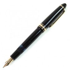 Montblanc Meisterstuck 146 pennino 14 carati M penna stilografica stella bianca oro nero