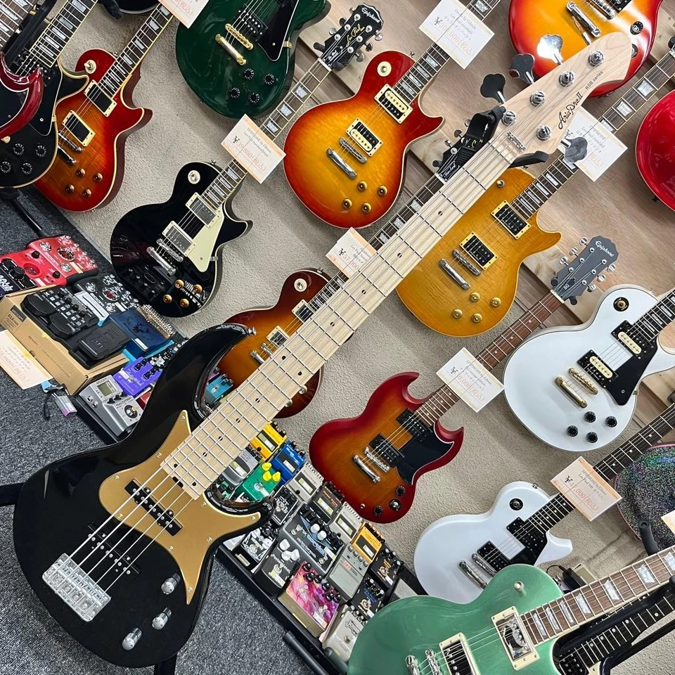 5-струнная электрическая бас-гитара Aria Pro II RSB-618/5 BK доставка из Японии - Изображение 2 из 4