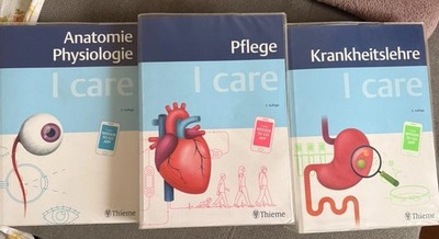 I Care Pflegebücher komplett 2. Auflage + Lernkarten