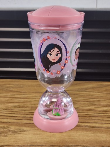 Disney Store Piccole Principesse Globo Rosa Tazza di Plastica Senza Cannuccia - Foto 4 di 11