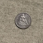 1861-P Liberty Seated Half Dime XF/AU Original! QA