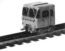 GHQ 50007 N Scale Unpainted Metal Kit -- Fairmont Speeder