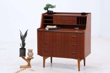 Vintage Teak Sekretär 60er Jahre | Danish Design Mid Century Schrank Retro Holz