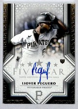 Liover Peguero 2023 Topps Five Star Rookie Auto #FSA-LPE Pittsburgh Pirates