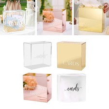 Wedding Card Box with Tag, Envelope, Gift Card Box for