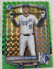 2025 Bowman Chrome - Moises Marchán #BCP-242 Green Geometric Refractor /99